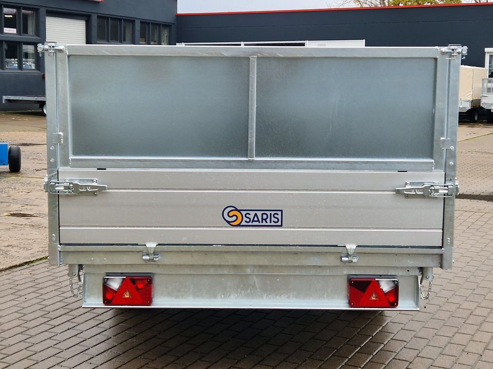 Saris elektr. 3-Seitenkipper K3 | 3,56m x 1,84m | 3.500kg | Bordwandaufsatz & Nothandpumpe in Neundorf