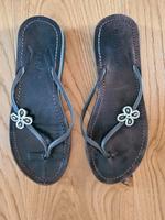 Echtleder Sandalen / Flip Flops, Gr. 37 Bayern - Durach Vorschau