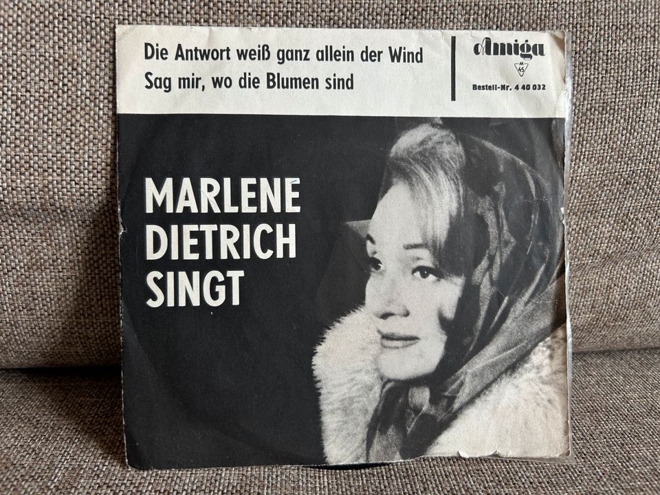 Marlene Dietrich singt, LP 7“, 1964, Amiga in Berlin