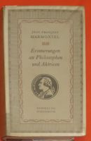 JEAN-FRANCOIS MARMONTEL: Erinnerungen an Philosophen und Aktricen Niedersachsen - Hude (Oldenburg) Vorschau