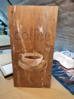 Holz Bild Küchendeko Kaffee Cappuccino Tasse Coffee Wandbild Sachsen-Anhalt - Samswegen Vorschau