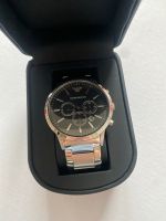 Original Emprio Armani Uhr silber schwarz Herren Herrenuhr Hessen - Hanau Vorschau