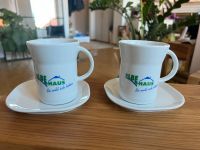 2x Kaffebecher mit Untertasse ELBE-HAUS Kaffeetasse Teetasse NEU Hamburg-Nord - Hamburg Barmbek Vorschau