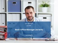 Back-Office-Manager (m/w/d) | Erbach Hessen - Gebhardshütte Vorschau