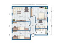 Renovierte 4 Zimmer Wohnung mit EBK in der Waldsiedlung Mecklenburg-Vorpommern - Ziegendorf Vorschau