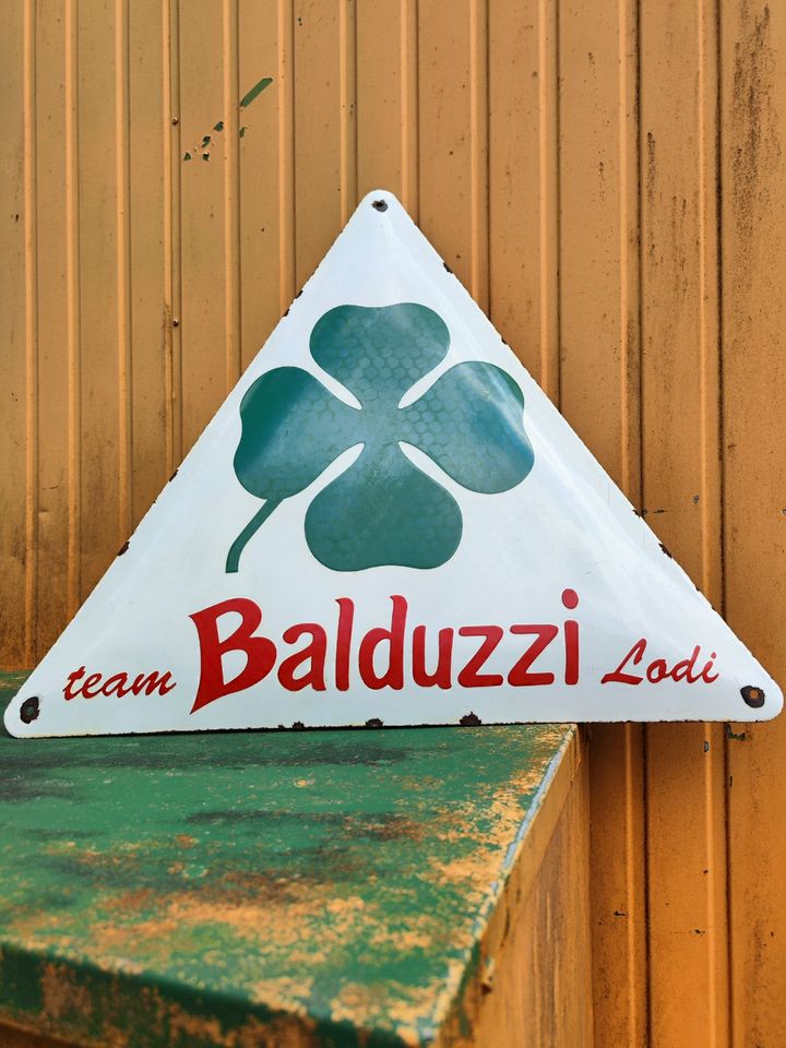 Alfa Romeo Balduzzi Lodi Emailleschild Emaille Giulia GT GTA 105 in Hausen ob Verena