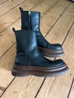 Zara Boots Plateau Stiefelette Chelsea Gr. 37 schwarz braun Bochum - Bochum-Ost Vorschau