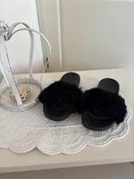 UGG Kunstpelz Slider schwarz Hessen - Vellmar Vorschau