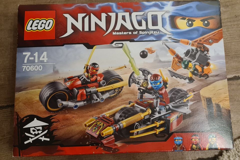 Lego Ninjago 70600 - Ninja-Bike Jagd inkl. OVP u. Anleitung in Much