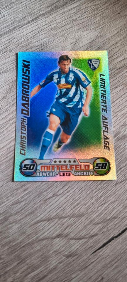 Match Attax Chritoph Dabrowski Lim Auflage  2009/10 in Duisburg