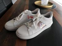 Rieker Damen Sneaker Low Weiß Größe 40 Silber Perlmutt Libelle Niedersachsen - Meppen Vorschau