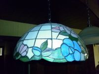 Lampe , Tiffany , antik , Glas , Glaslampe , Leuchte antik alt Saarland - St. Wendel Vorschau