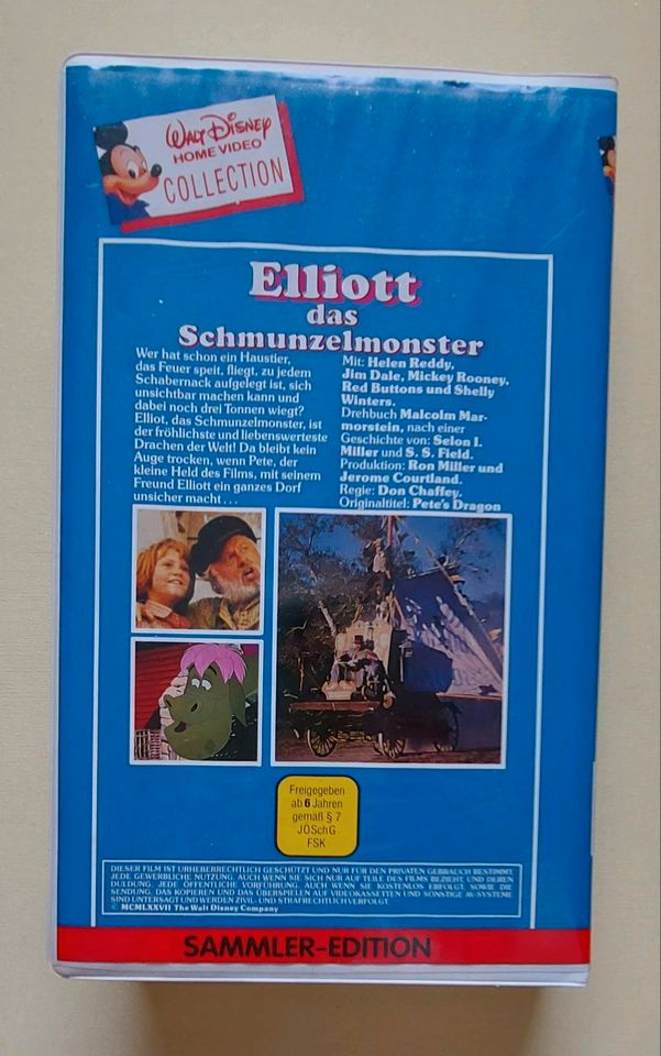 VHS Erstausgabe Elliot das Schmunzelmonster in Bonn