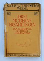 August Strindbergs Werke Drei Moderne Erzählungen 1916, Buch Bayern - Pöttmes Vorschau