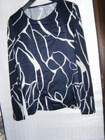 Blau/weiße Bluse mit langen Ärmeln, Gr. 40 Hessen - Wetzlar Vorschau