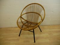 Jonkers Stuhl/Sessel - Rattan - Rund - 50er/60er Vintage Münster (Westfalen) - Hiltrup Vorschau