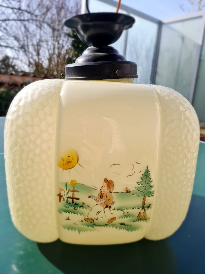 70er Jahre Deckenlampe Lampe Kinderzimmer Vintage Retro in Blaustein