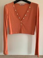 Orangefarbenes Langarm-Shirt von NA-KD als Großbrief 1,60€ Hessen - Münster Vorschau