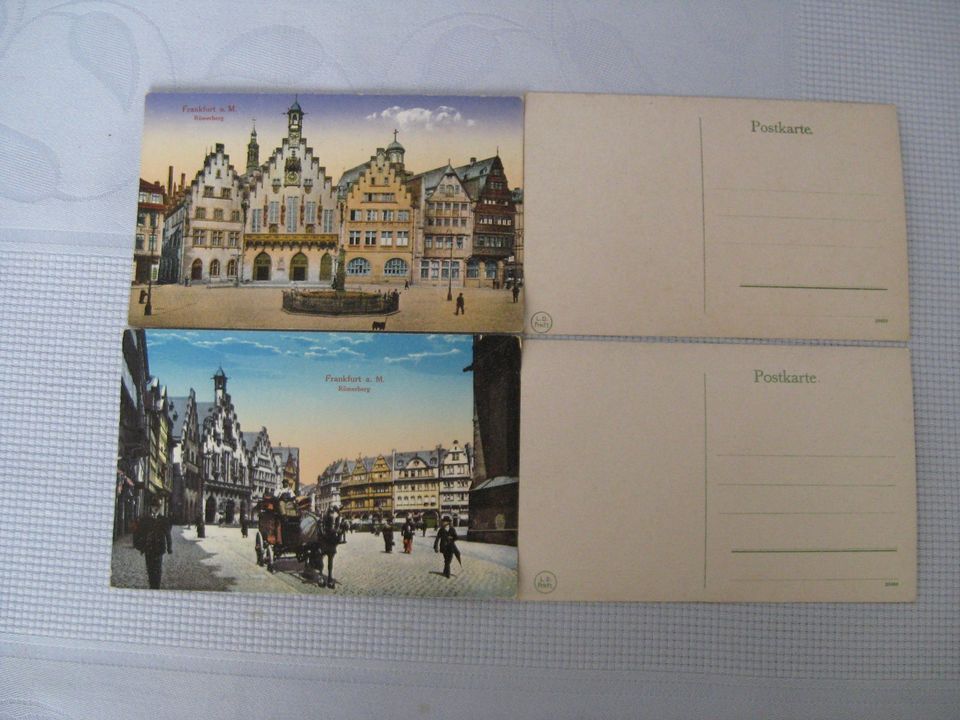 11 nostalgie Ansichtskarten von Frankfurt am Main in Hattersheim am Main