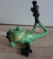 Dekoration Frosch Figur liegend Sachsen-Anhalt - Seegebiet Mansfelder Land Vorschau
