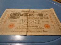 Reichsbanknote 1000 Mark von April 1910 / roter Stempel Rheinland-Pfalz - Dirmstein Vorschau