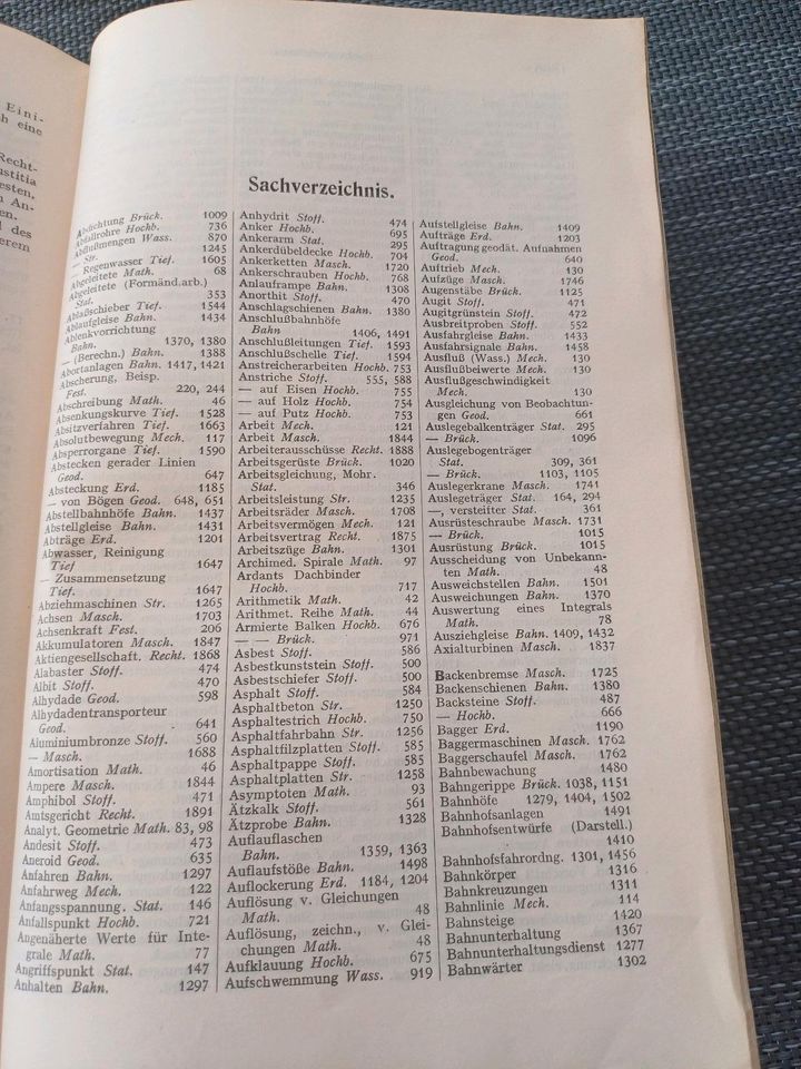 Altes TASCHENBUCH FÜR BAUINGENIEURE von 1911 Max Foerster in Schüttorf