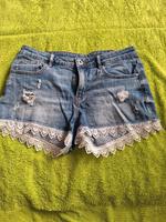 Hotpants Shorts blau Spitze 36 S Kreis Pinneberg - Hasloh Vorschau
