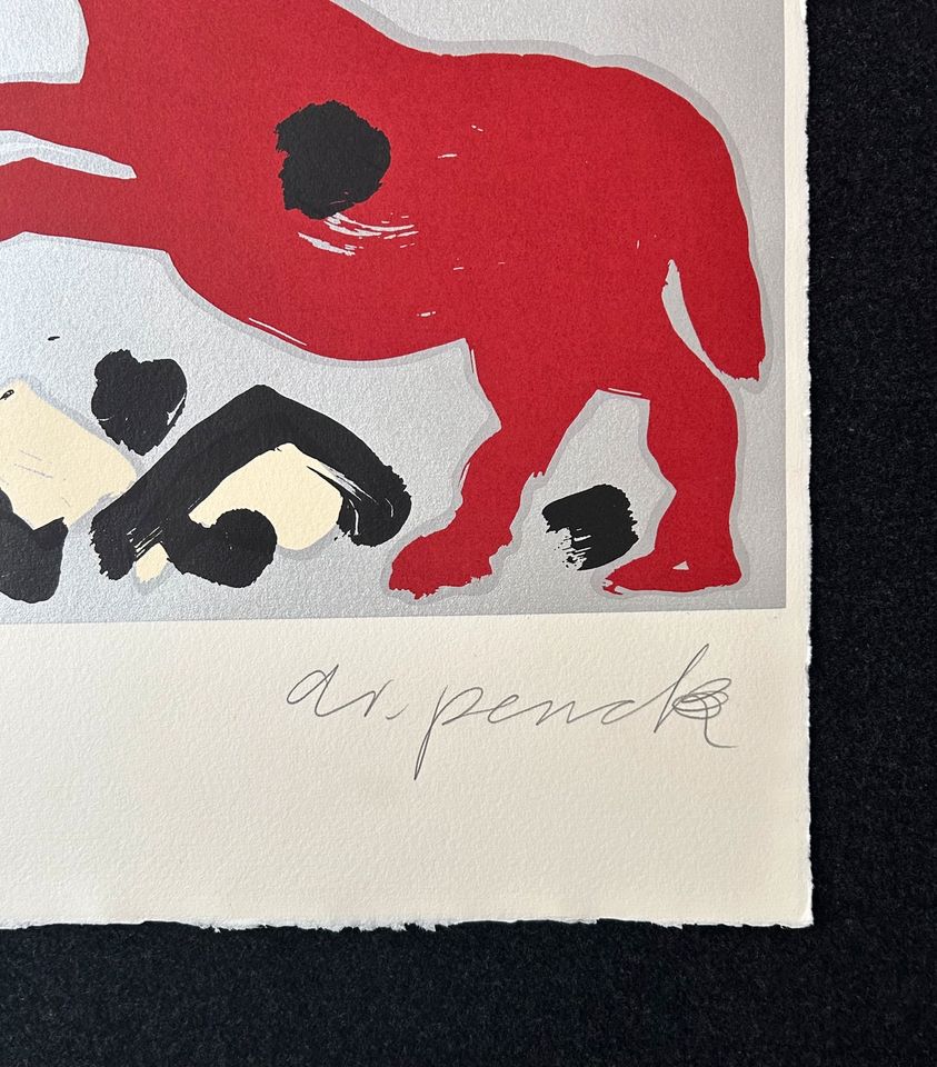 A.R. Penck (1939-2017) - „Free Tibet“ (signiert & nummeriert) in Köln