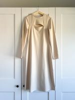 nu-in Midikleid Gr. S mit Cutout Mockneck beige Sachsen - Großröhrsdorf Vorschau