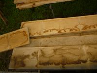 Eichenbohle Eichenholz Eichenbrett Holz Tischplatte Arbeitsplatte Sachsen - Mittweida Vorschau