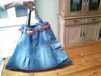 Upcycling Jeans Shopping-Tasche Nordrhein-Westfalen - Gelsenkirchen Vorschau