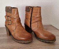 Schuhe / Stiefelette Gr. 38, Leder Baden-Württemberg - Rielasingen-Worblingen Vorschau