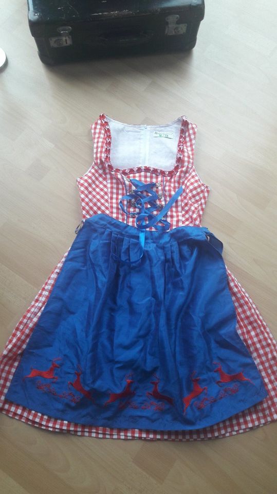 neu - schönes Dirndl  / Trachtenkleid Gr. 38 mit Schürze in Hildburghausen