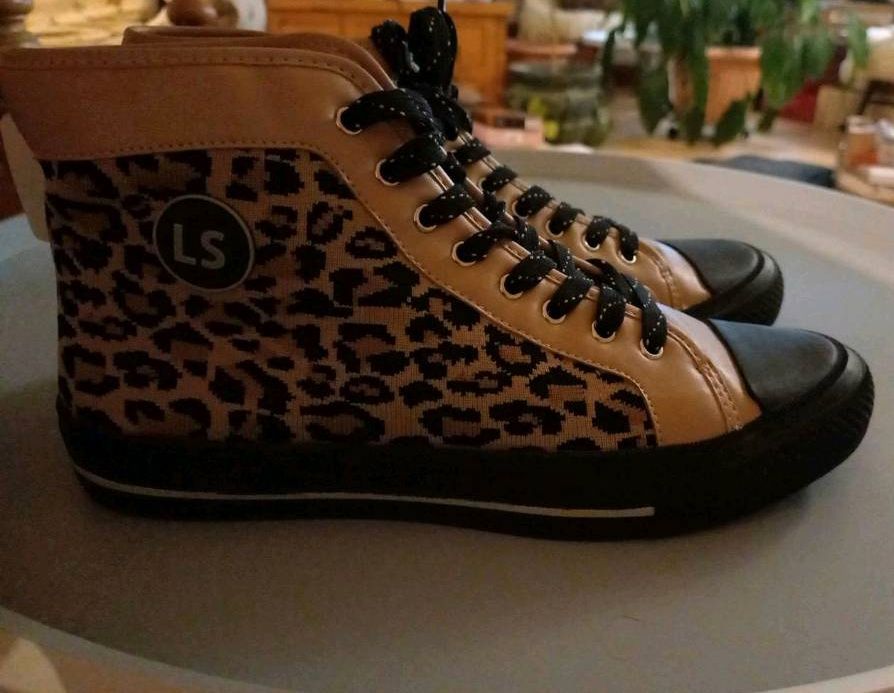 NEU La Strada ( NP 80€) Sneaker high Leo animal GR 41 in Losheim am See