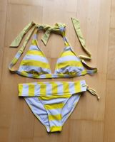 Bikini Damen, Triangel, weiß-gelb - Gr. 38 Hessen - Fritzlar Vorschau