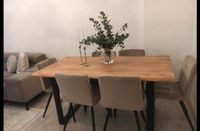 Holztisch mit Schwarze Beine Berlin - Neukölln Vorschau