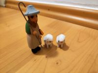 Schäfer und 2 Schafe aus Holz Sachsen-Anhalt - Halle Vorschau