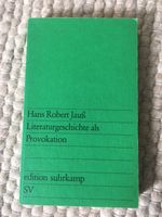 Hans Robert Jauß Literaturgeschichte als Provokation Suhrkamp Bielefeld - Bielefeld (Innenstadt) Vorschau