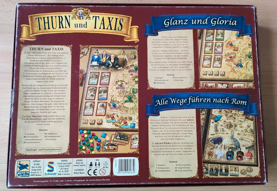 Spielbrett Thurn und Taxis Big Box in Hallbergmoos