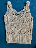 Top Pullunder Lochmuster beige von TAIFUN Gr.42 Nordrhein-Westfalen - Wenden Vorschau