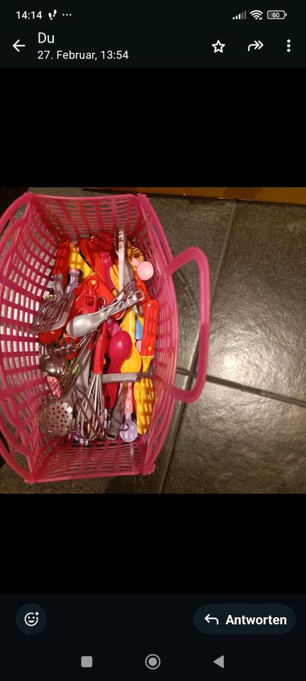 Tefal Mini Kinderküche mit viel Zubehör + extra Spielsachen in Gschwend