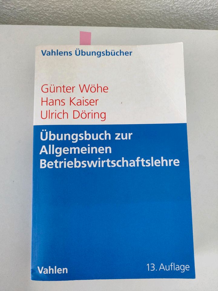 Übungsbuch zur Allgemeinen Betriebswirtschaftslehre in Bad Waldsee
