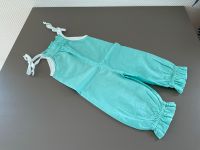 Baby Latzhose Vintage Gr.68 Türkis neuwertig Nordrhein-Westfalen - Sendenhorst Vorschau