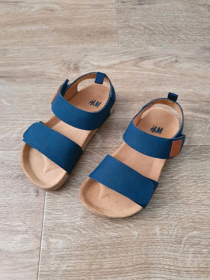 blaue Sandalen von H&M Größe 24 (neu / ungetragen) in Dortmund