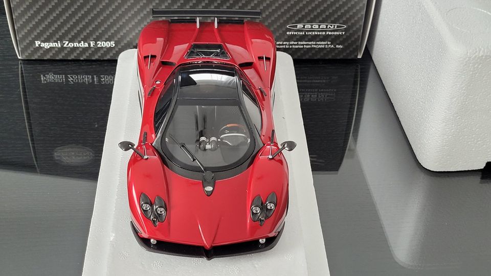 1:18 Pagani Zonda F 2005 Rosso Monza carbon Almost Real in Katzenelnbogen