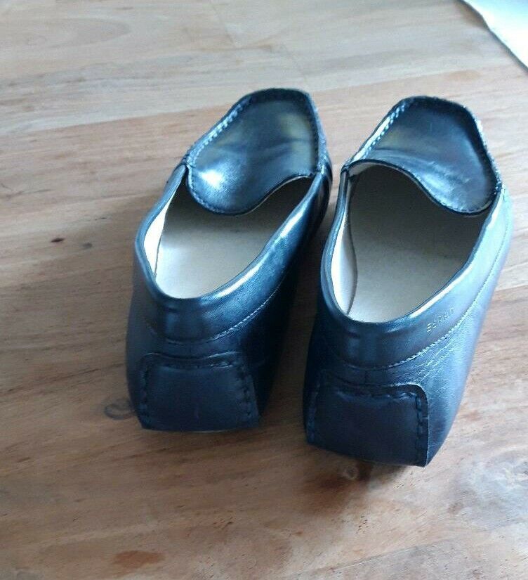 Esprit Slipper Echt Leder Blau Größe 37 in Kassel