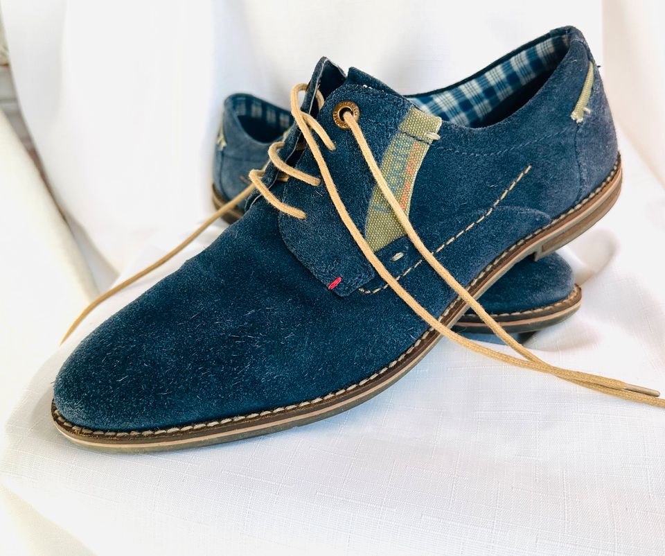 Bugatti Herren Schnürschuhe Wildleder tolle Farbe Gr.42 neuw in Stahnsdorf