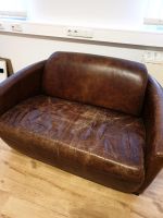 Vintage Echtleder Sofa und Loungesessel Dresden - Pieschen Vorschau