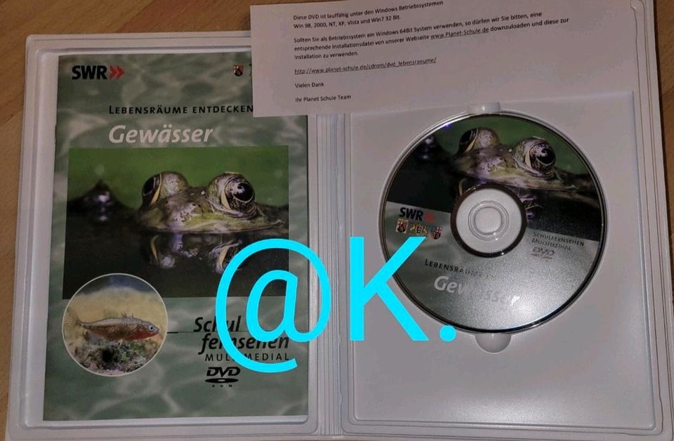 4x DVD SWR Schulfernsehen - Lebensräume entdecken in Heusweiler