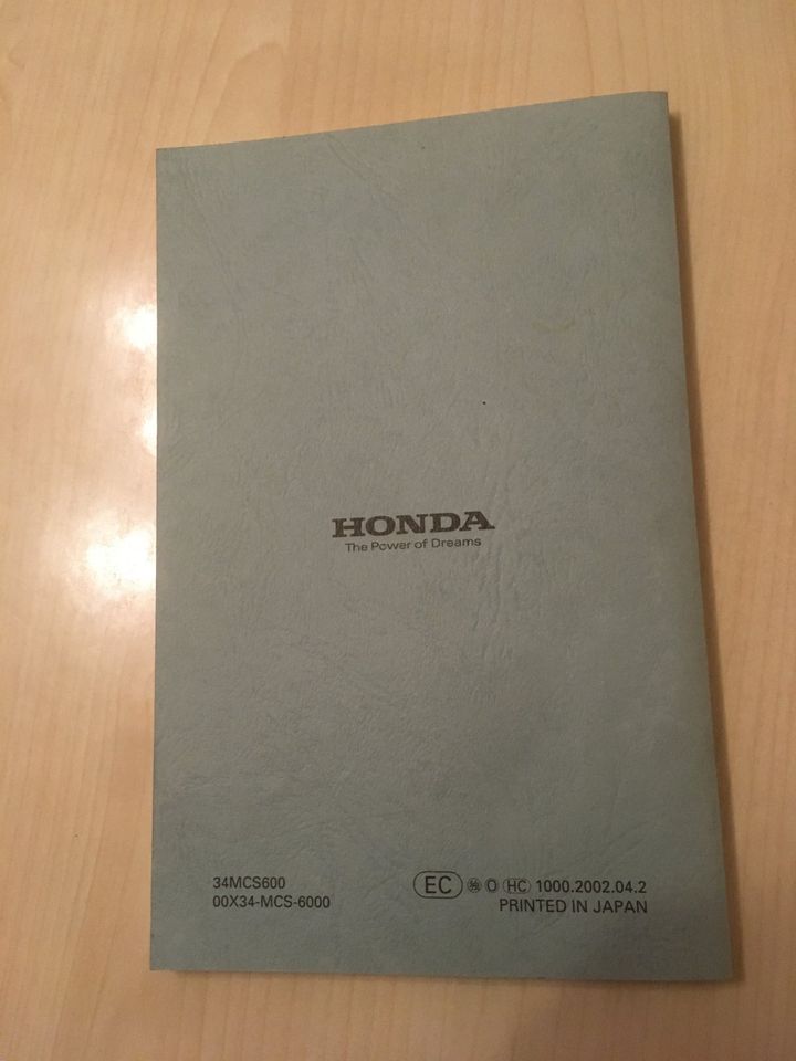 Honda ST1300 Pan European Fahrerhandbuch org.Betriebsanleitung in Oederan